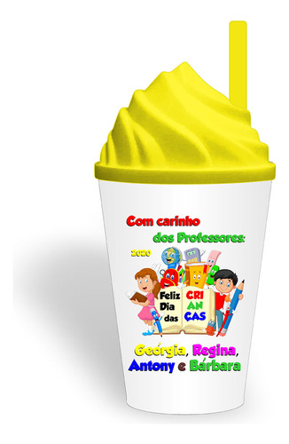 10 Copo Twister Personalizado Dia Das Crianças F306.0038
