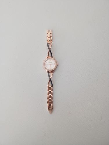 Elegante Reloj Worthington Quartz De Dama Terracota (Usado)