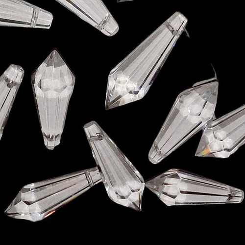 Silant Caireles 12 Prismas 4 Cm Cristal Transparente Pendulo
