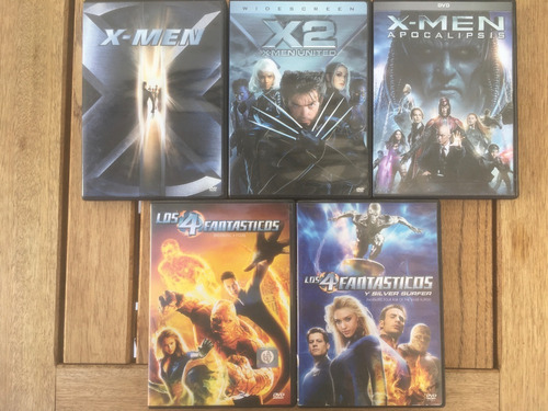 Coleccion Marvel X Men,los 4 Fantasticos Dvd 