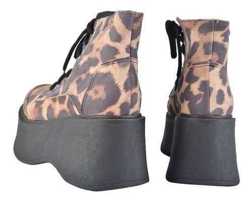 Imagen 7 de 8 de Botinetas Borcegos Botas De Mujer De Cuero Clarens- Ferraro