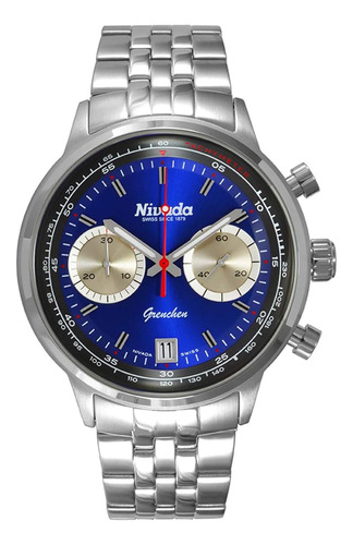 Reloj Pulsera  Nivada Swiss Np17806macai Plateado