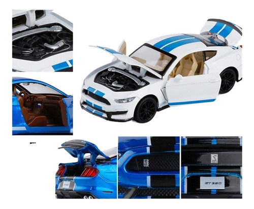 Rapido Y Furioso Mustang Gt350 Miniatura Metal Autos 1:32