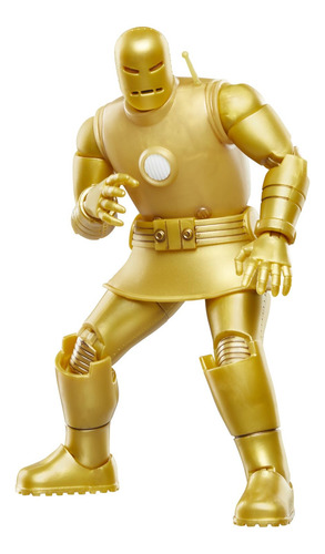 Boneco De Ação Marvel Legends Series Iron Man 01 Dourado 15c