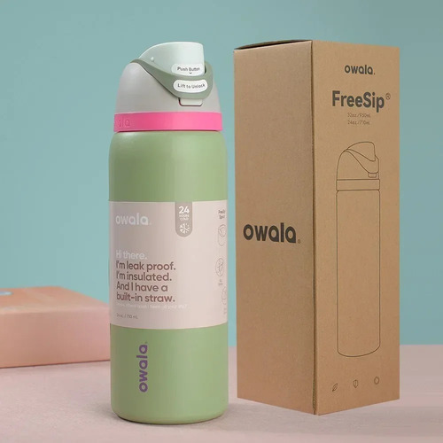Botella De Agua Owala Freesip: A Prueba De Fugas, Aislante,