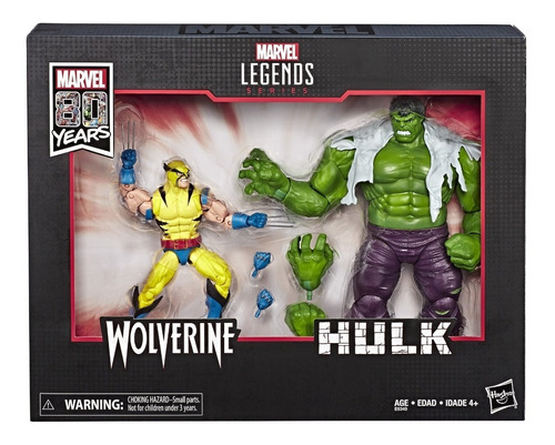 Marvel Legends Pack Hulk Vs Wolverine X-men En Stock 2019