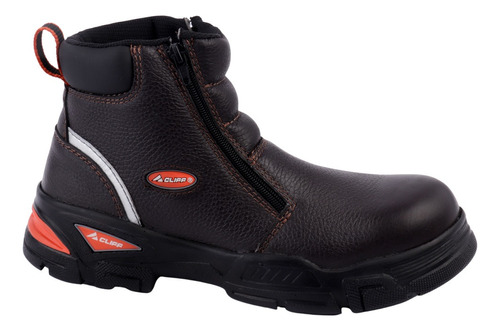 Bota De Seguridad Cliff Color Café Para Hombre 6502