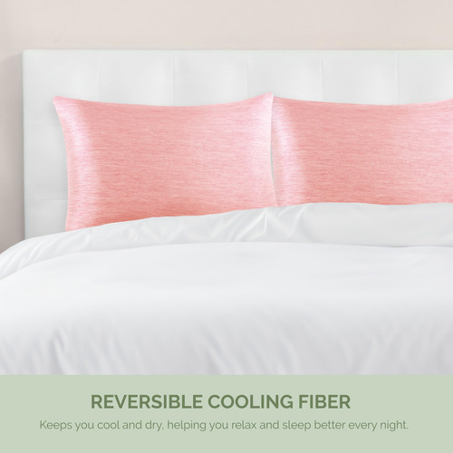 Juego De 2 Fundas De Almohada Refrescantes Transpirables Y S
