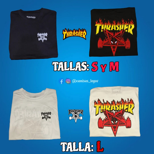 Camisas Con Diseño Thrasher 