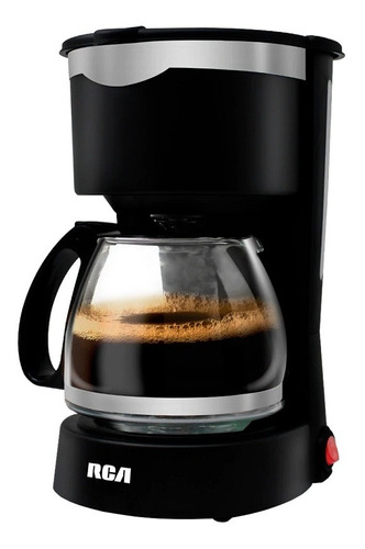 Cafetera Electrica Jarra Cristal 650 Ml Negro Rc-caf1 Rca