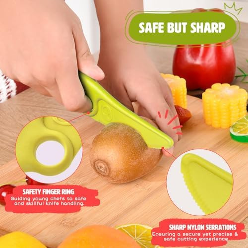 Cuchillo De Aprendizaje Para Niños Pequeños Con Anillo Educa