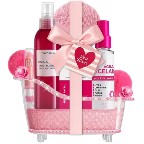 Kit Skincare Completo Presente Feminino Hidratação E Beleza