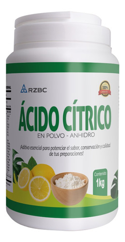 Acido Citrico 1000 Grs Usp Alimentario
