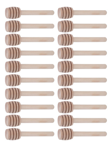 Wooden Stirring Stick 20pcs Honey Dipper Sticks Mixing Rod