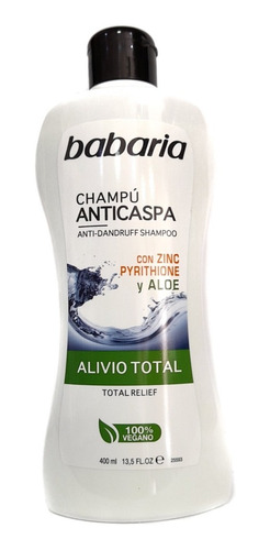 Shampoo Anticaspa Aloe Vera De Babaria