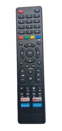 Control Remoto Smart Tv Jvc  Odl24676h Odl43850uc Odl50750uc