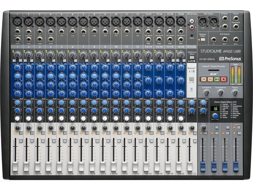Mezcladora Hibrida Presonus Studiolive Ar22 Usb Bluetooth4.1