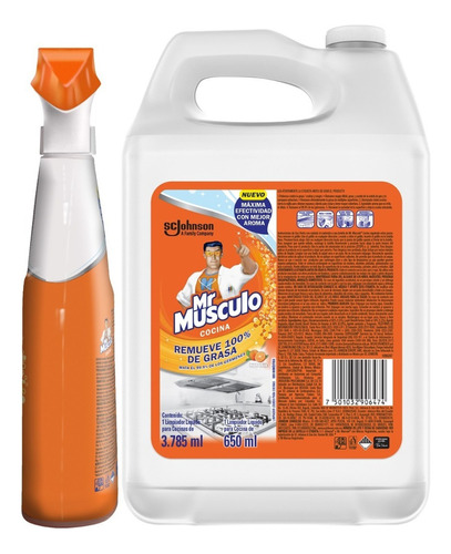 Mr. Músculo desengrasante cocina 650ml	