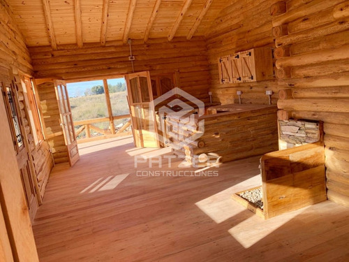 Cabañas Construidas En Tronco Macizo 100% Personalizadas