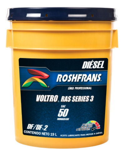 Aceite Diésel Sae-50 Voltro Ras Serie 3 Roshfrans 19lts