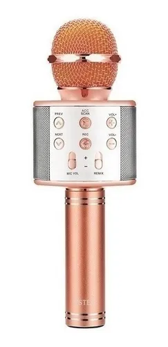 Micr fono Karaoke Bluetooth Recargable Efecto Parlante Ni os