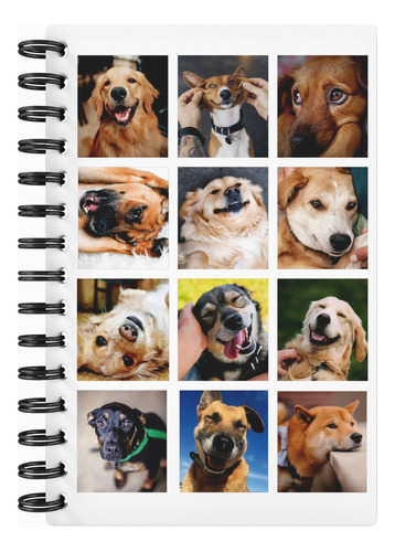 Cuaderno Personalizado Collage Rayado Fotos A5 Tapa Dura