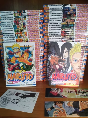 Naruto Colecao Completo 1 A 72 + Guias Gaiden The Last Manga