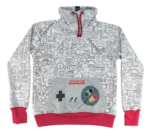 Sudadera Cuello Chimenea Nintendo Infrabits