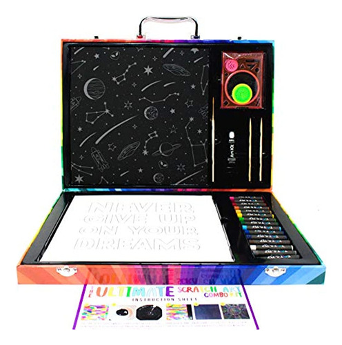 Art 101 Usa Ultimate Scratch Art Combo Kit Con 41 Piezas En