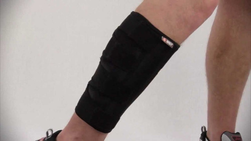 Imagem 3 de 4 de Kit 2 Suporte De Panturrilha Neoprene Ajustavel Canelito 645