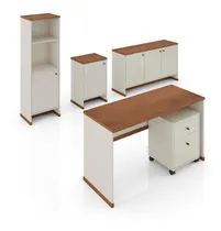 Comprar Conjunto De Escritório Office Escrivaninha Balcões Gaveteiro