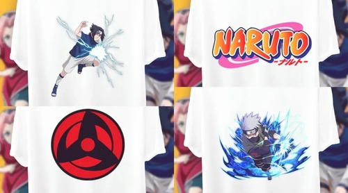 65 Plantillas Sublimar Poleras Anime Naruto Dragon Ball Etc.