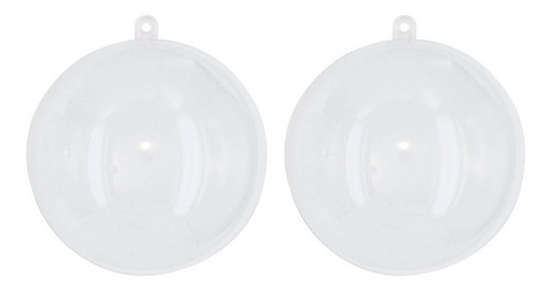 Mylin Esferas Transparentes Navideñas Armables 8cm Pack 4pz