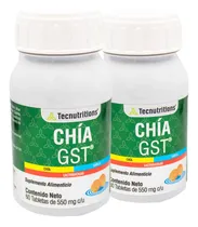 Comprar Kit De 2 Suplementos Chía Gst Tecnu® Digestión Colitis Sabor Sin Sabor