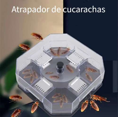 Trampa Tipo Cebo Para Cucarachas Chiripas No Tóxico M1