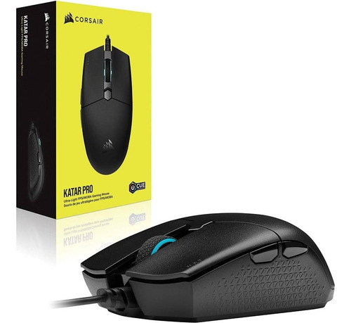 Mouse Gamer Corsair Ultraligero Katar Pro Negro