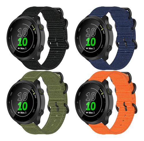 4 Correas Para Garmin Venu 3 3s Sq2 Forerunner Vivomove Luxe