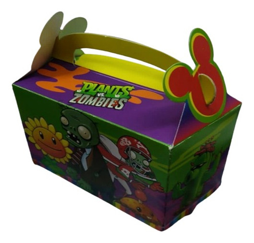 Kit Cajas Para Sorpresa Fiesta  Plants. Vs. Zombies X12