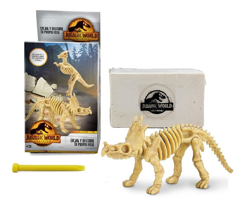 Imagen 5 de 10 de Jurassic World Mini Figura Dinosaurio Para Excavar Descubrir