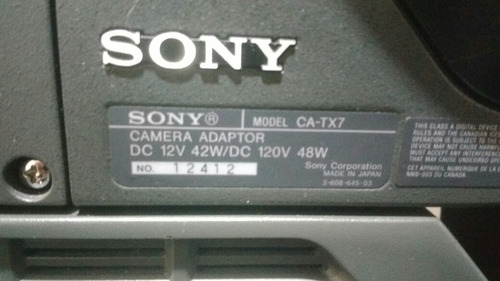 Filmadora Dxc-d35 Com Ca Tx-7