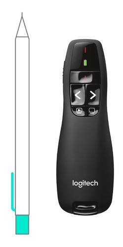 Presentador Inalambrico Logitech R400 Laser Windows Backup