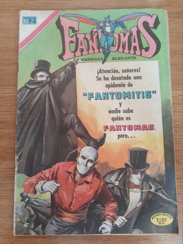 Cómic Fantomas La Amenaza Elegante Año 2 Número 48 Editorial Novaro 1970