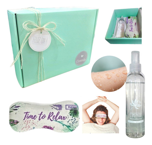 Kit Caja Regalo Mujer Box Zen Spa Relax Jazmín Aroma Set N27