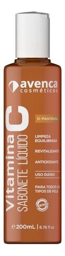 Sabonete Líquido Vitamina C Avenca Cosméticos 200ml