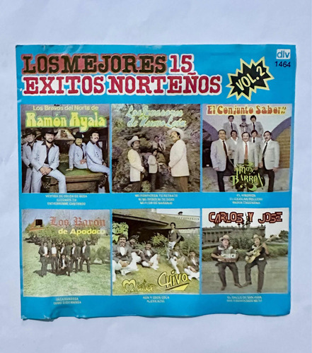 Ramon Ayala Mister Cd Los Mejores 15 Exitos Norteños Vol 2