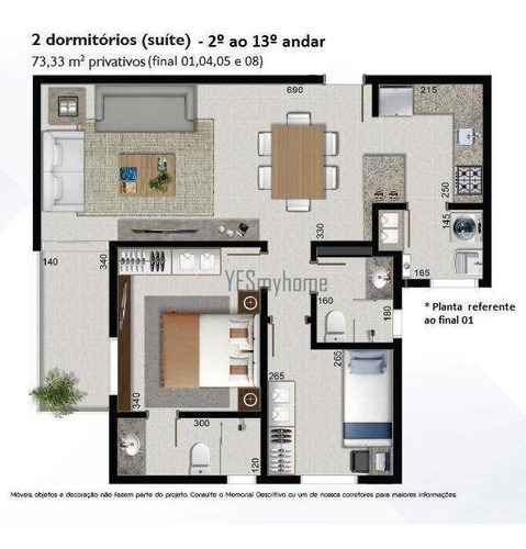 Apartamento Garden Com 2 Dormitórios À Venda, 70 M² Por R$ 445.000,00 - Alto Da Rua Xv - Curitiba/pr - Gd0131
