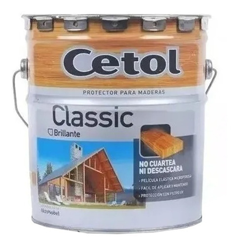 Cetol Exterior Brillante 10lt Protector Madera