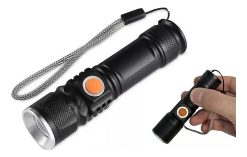 1000 Lm Mini Linterna Portátil Recargable Con Zoom Cgq 60 W