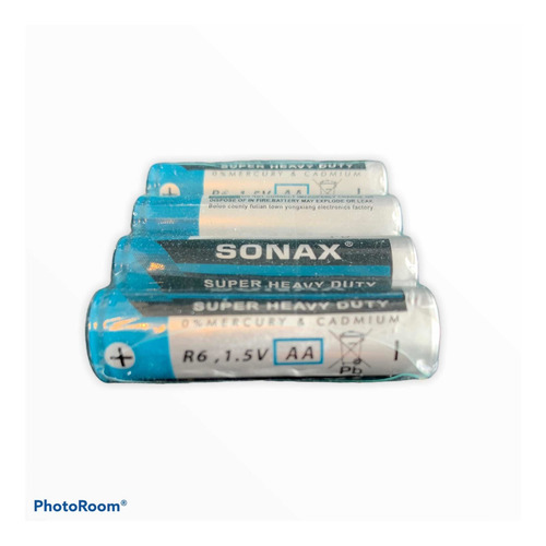 Imagen 5 de 7 de Pila Aa Sonax Alcalina Blister Por 4 Unidades