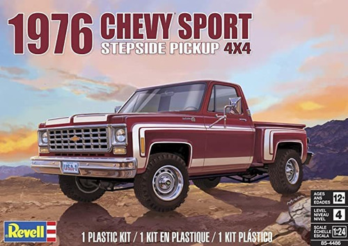 Revell 854.486 1/24 76 Chevy Deporte Stepside 4x4 Pickup